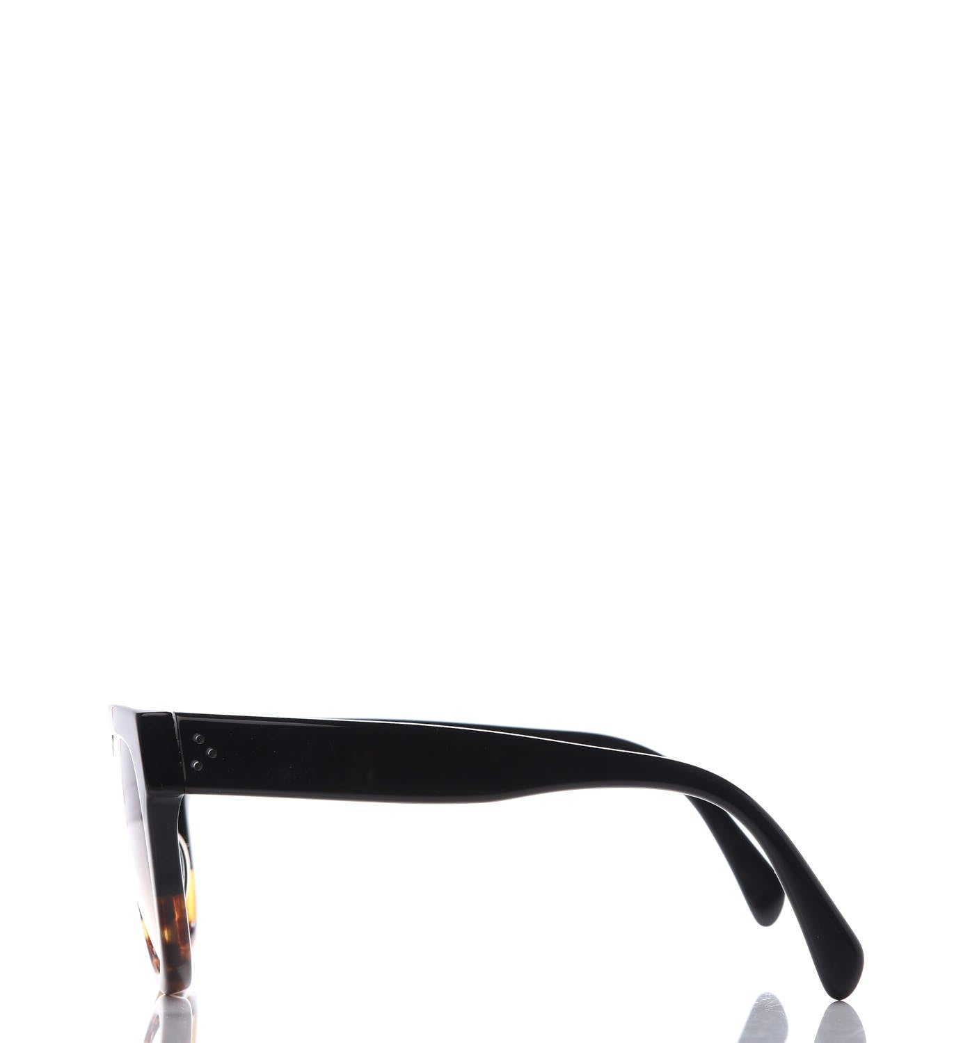 Celine Shadow Sunglasses CL 41026/S Black Havana 3 of 7