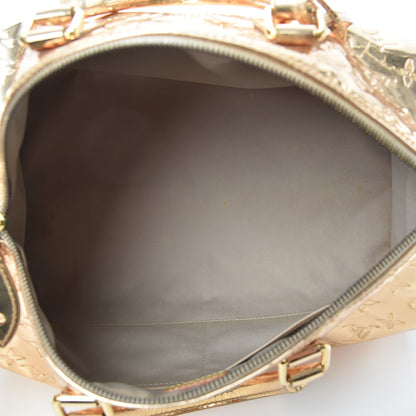 Louis Vuitton Monogram Miroir Speedy 35 Gold 5 of 8