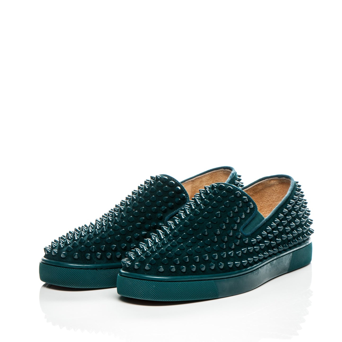 Suede Spikes Roller Boat Mens Flats 41 Lagune
