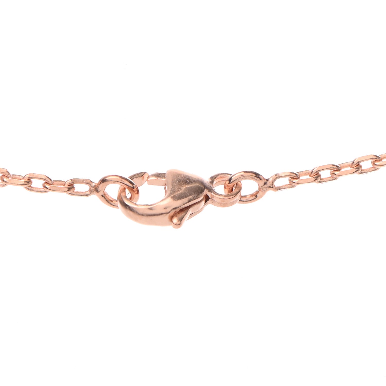 Hermes Lacquered Rose Gold Pop H Pendant Necklace Black 5 of 6