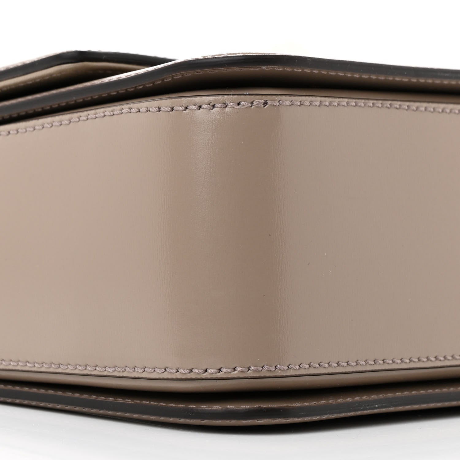 Jimmy Choo Calfskin Diamond Top Handle Crossbody Bag Taupe 9 of 10