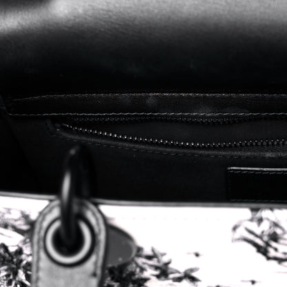 Christian Dior Ultra Matte Embroidered Medium Lady Dior Black 12 of 15