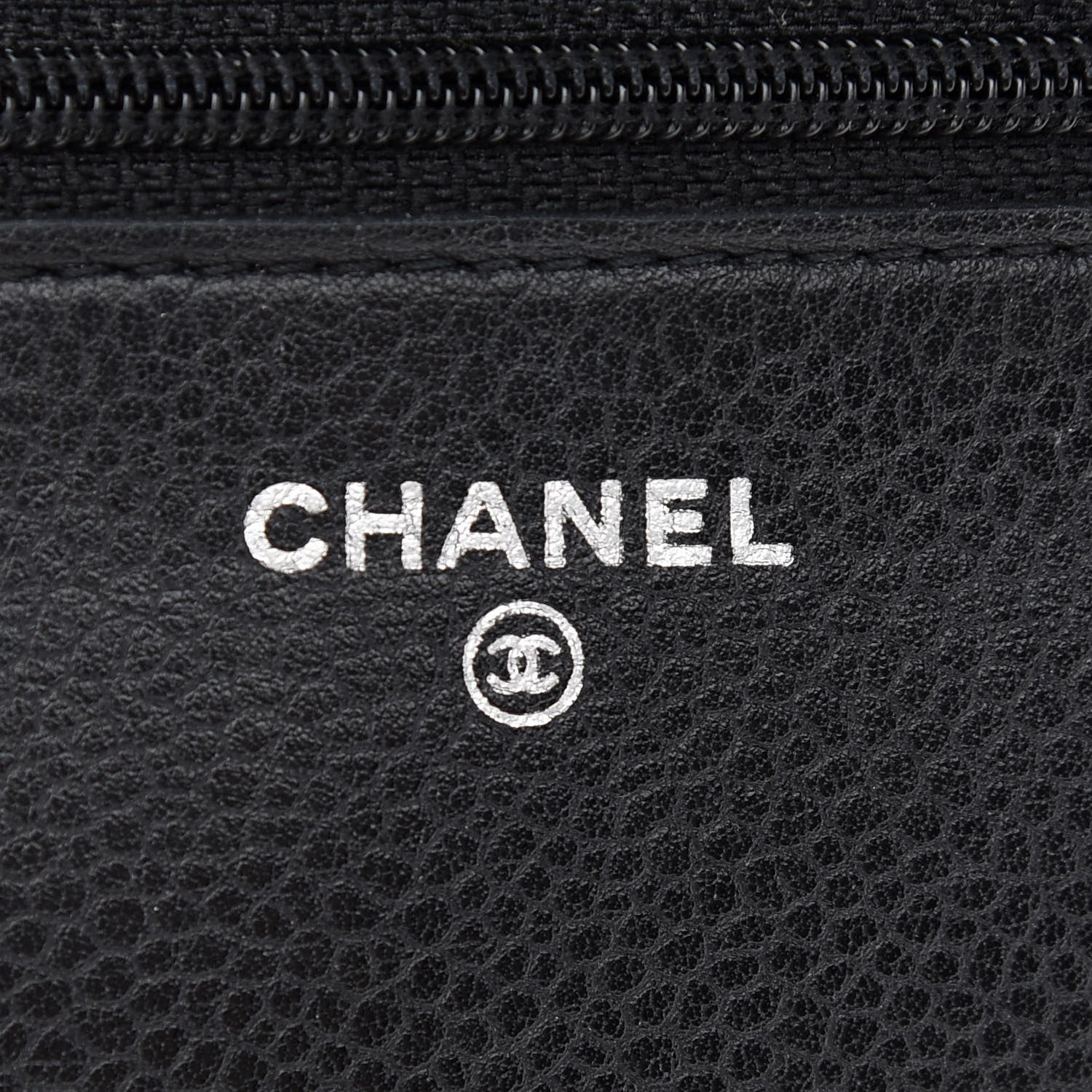 Chanel Caviar Quilted Wallet On Chain WOC Black 6 of 10