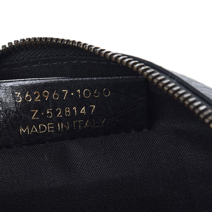 Balenciaga Agneau Classic Hardware Graffiti Small Pouch Black Multicolor 7 of 7
