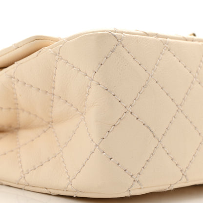 Chanel Aged Calfskin Quilted 2.55 Reissue 226 Flap Ivory 9 of 15