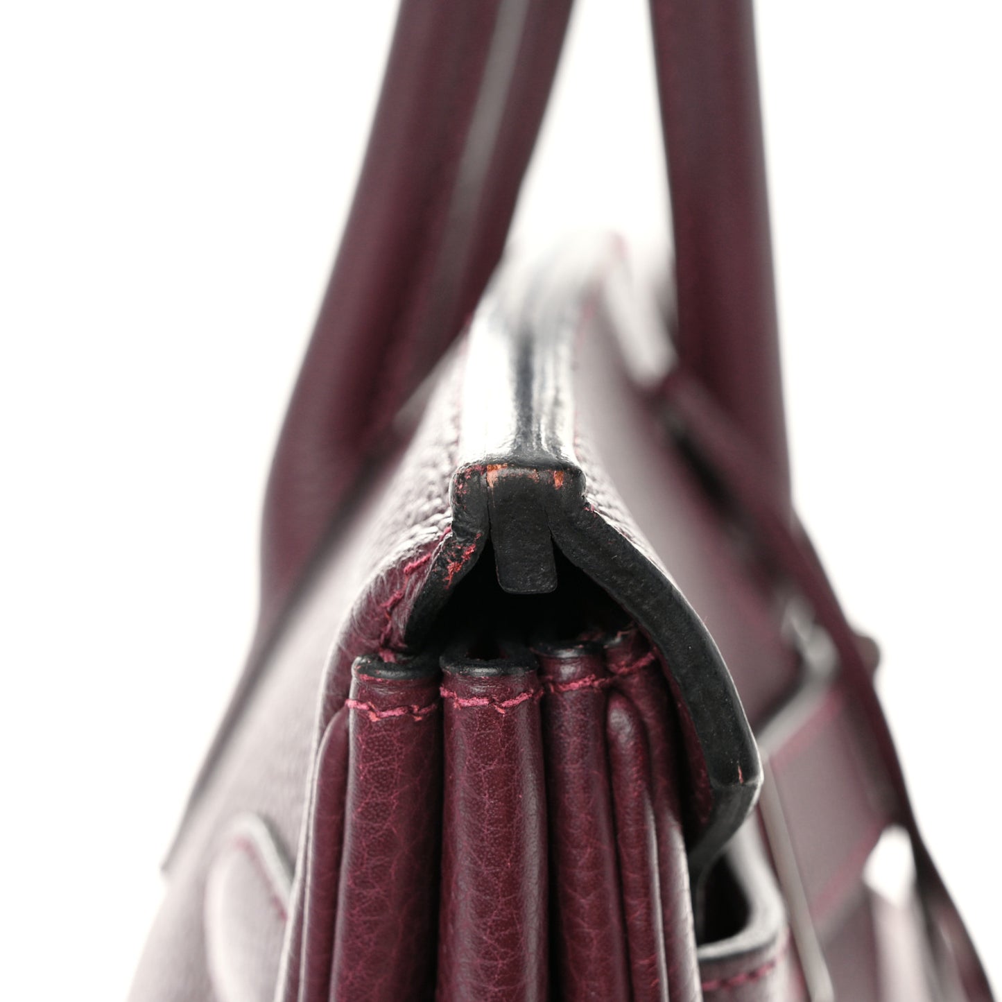 Taurillon Clemence JPG Birkin II 42 Prune
