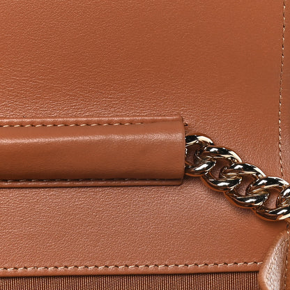 Chanel Caviar Quilted Boy Wallet On Chain WOC Brown 11 of 15