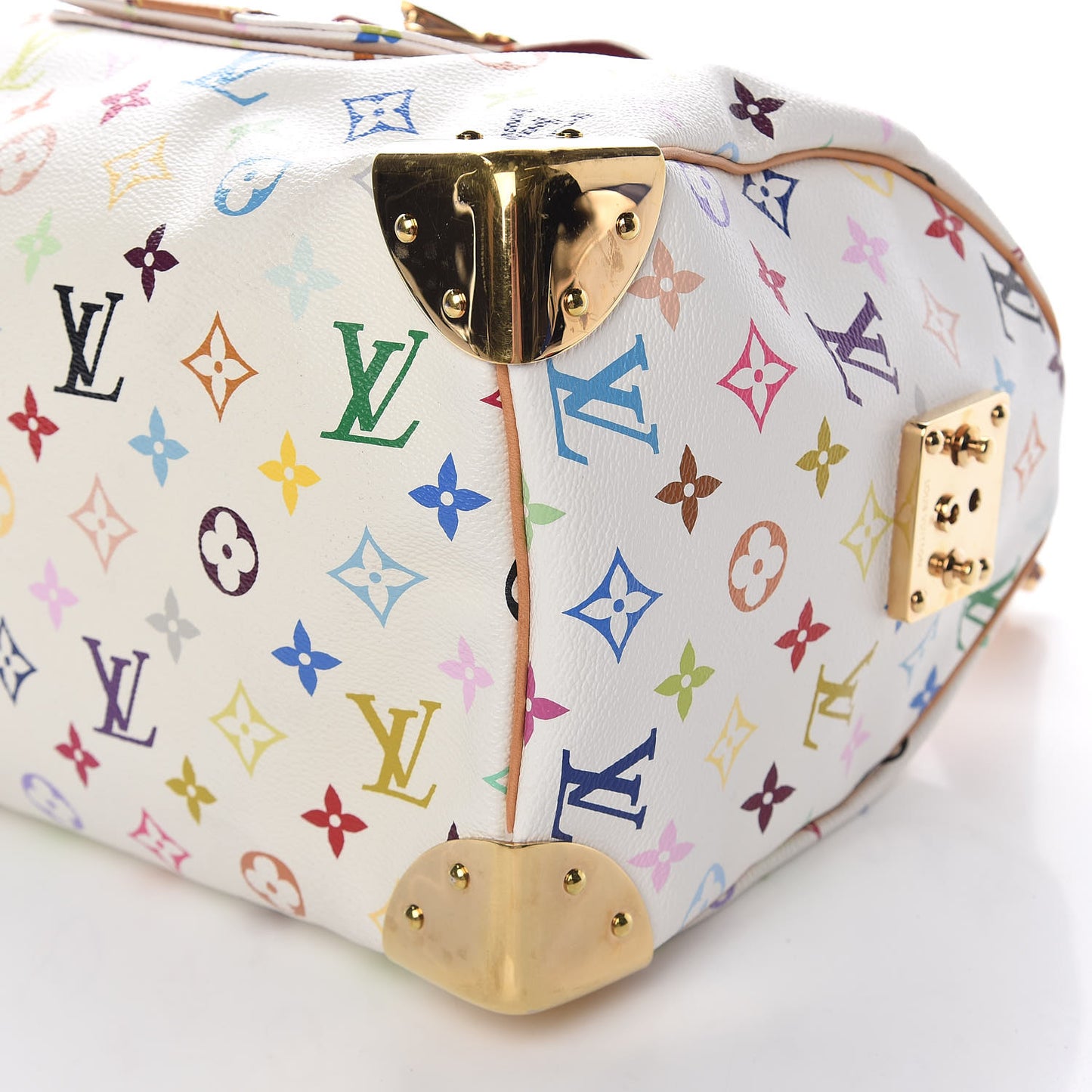 Monogram Multicolor Speedy 30 White