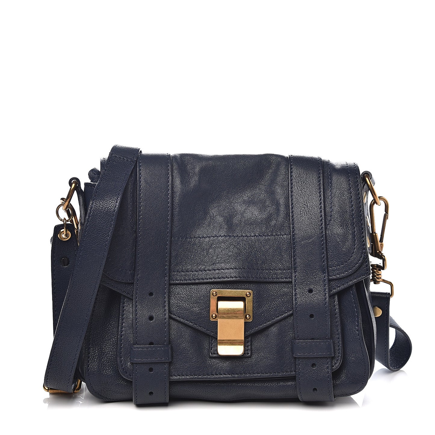 Lambskin PS1 Mini Crossbody Bag Indigo