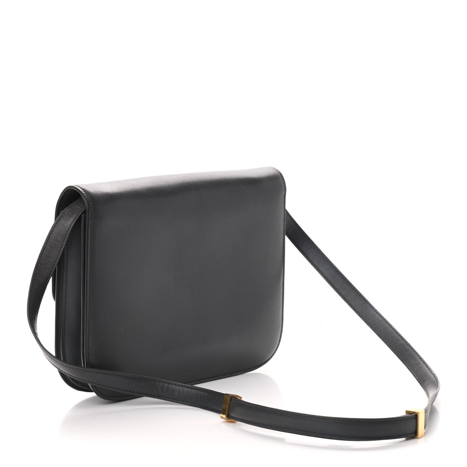 Celine Box Calfskin Medium Classic Box Flap Bag Anthracite 3 of 10