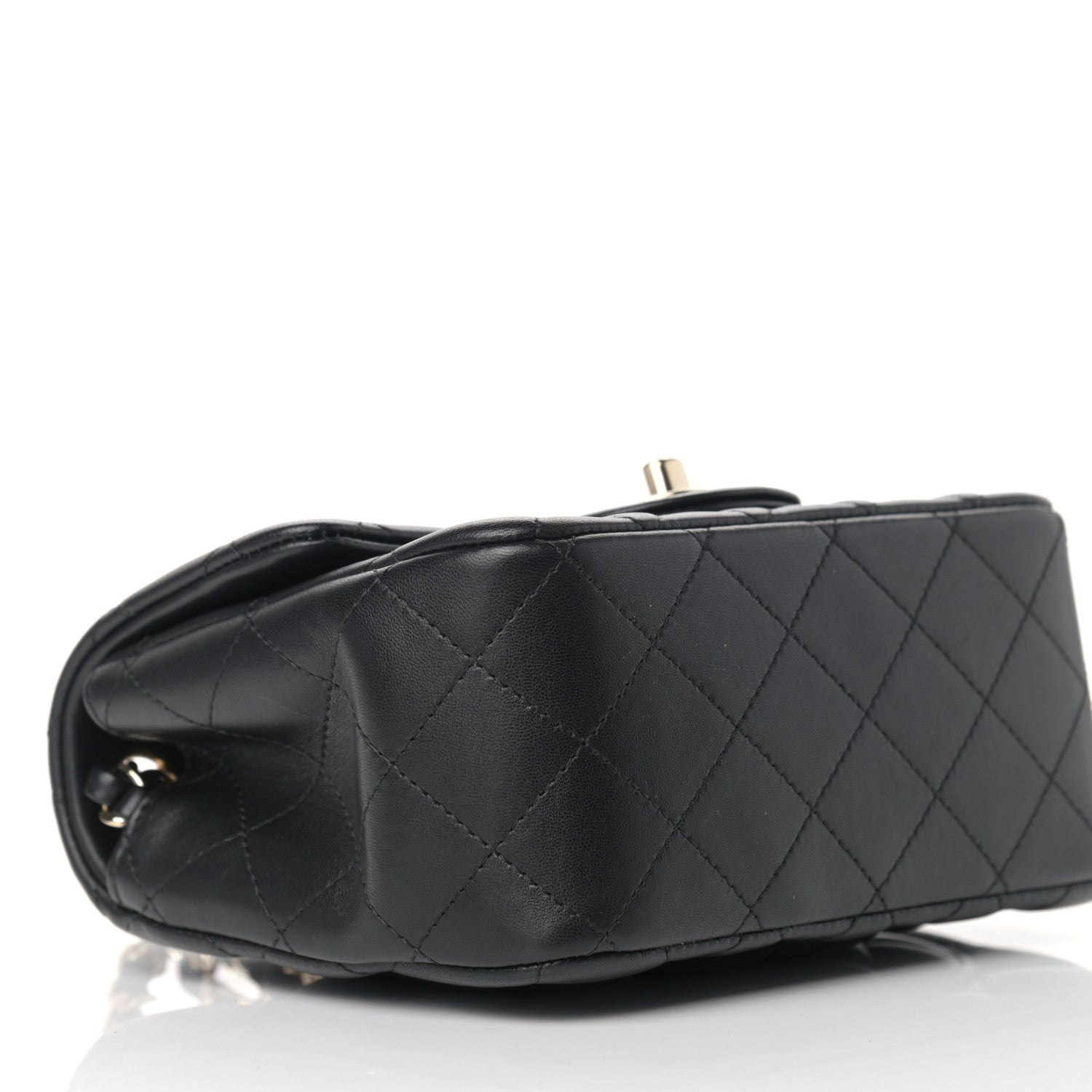 Chanel Lambskin Quilted Mini Square Flap Black 8 of 9