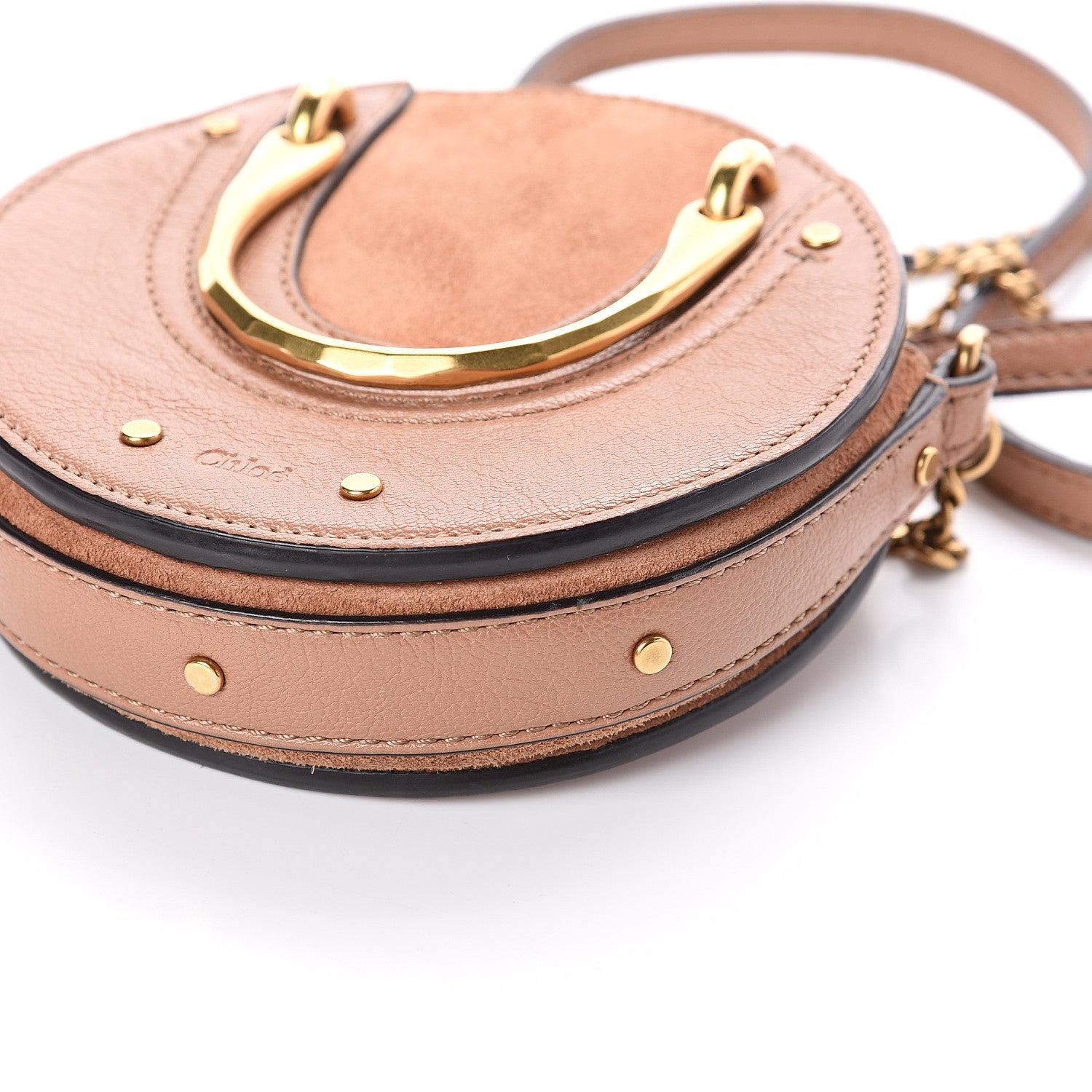 Chloe Goatskin Suede Mini Pixie Bag Nougat 7 of 7
