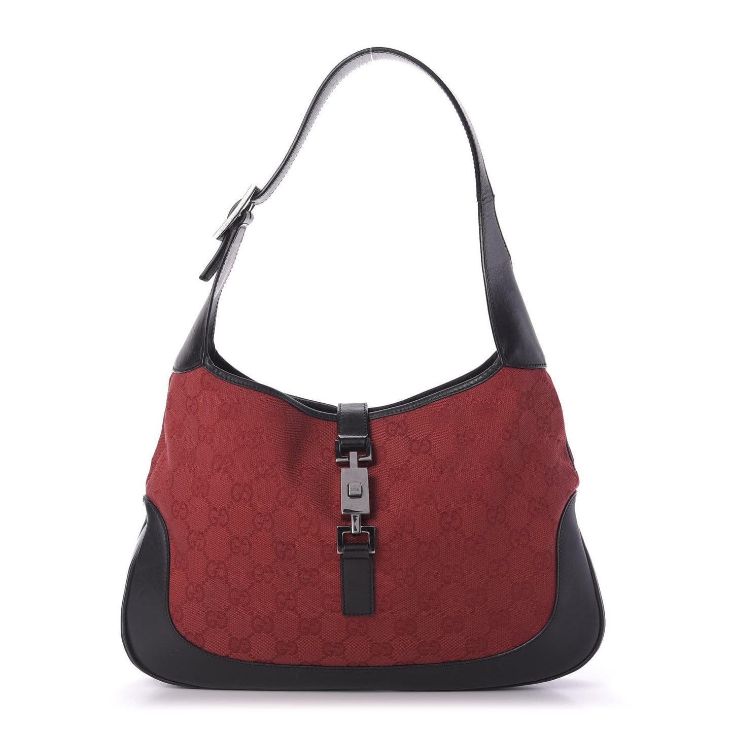 Monogram Jackie O Hobo Red