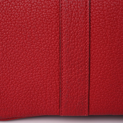 Hermes Twill H Negonda Garden Party 30 TPM Tote Rouge Piment 12 of 15