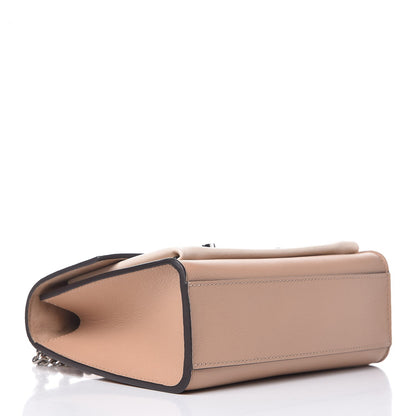 Louis Vuitton Soft Calfskin Mylockme Chain Bag BB Papyrus Creme 4 of 7