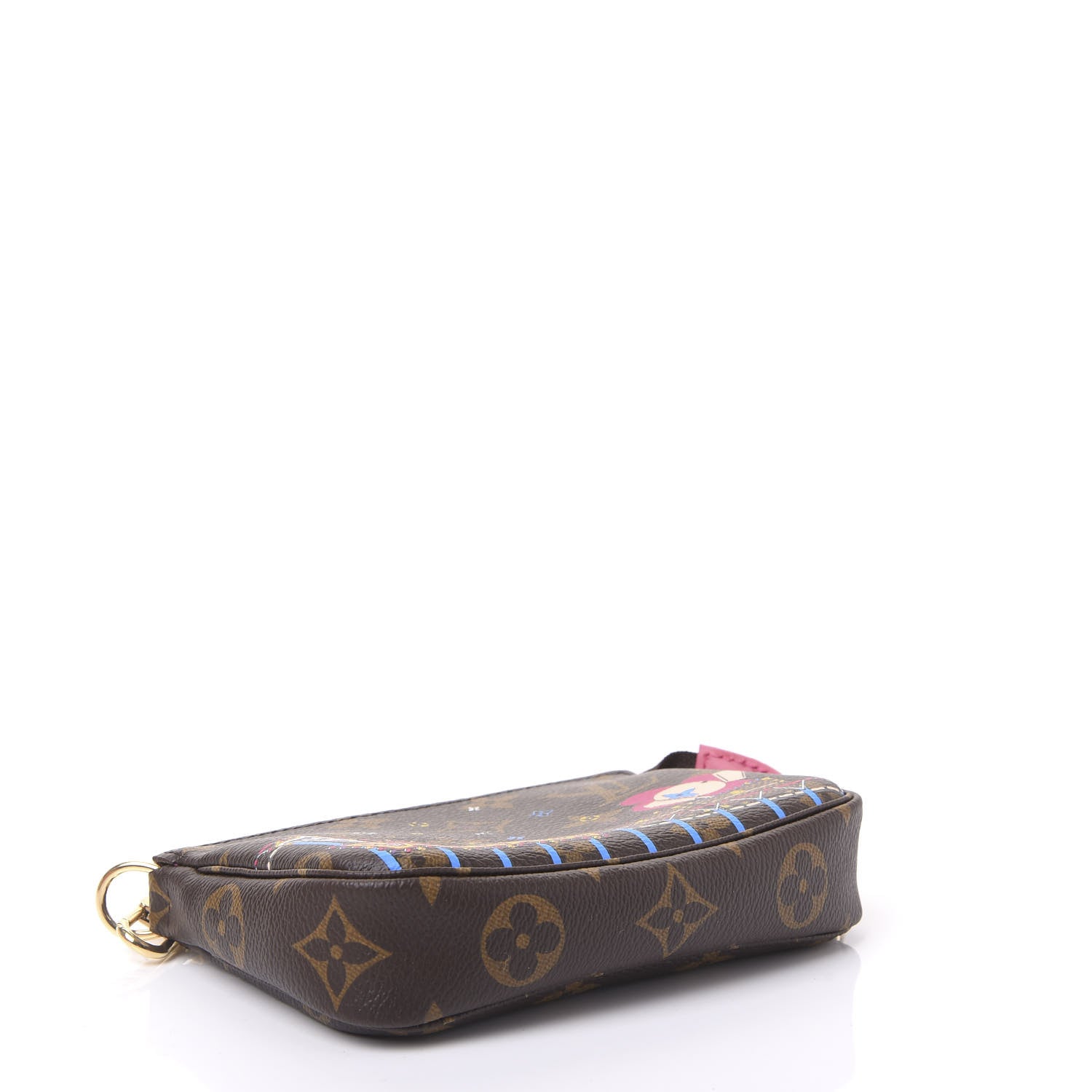 Louis Vuitton Monogram 2020 Christmas Animation Roller Coaster Mini Pochette Accessories Pivoine 3 of 10