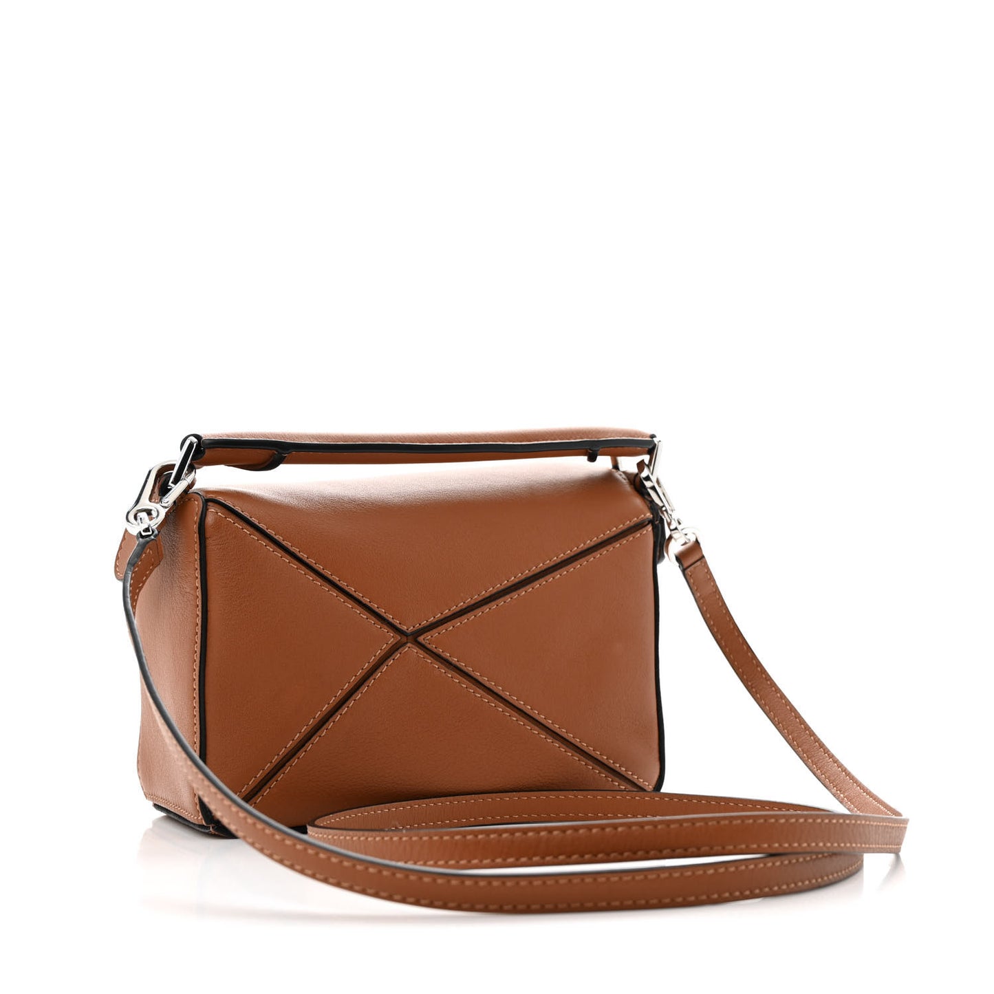 Calfskin Mini Puzzle Bag Tan