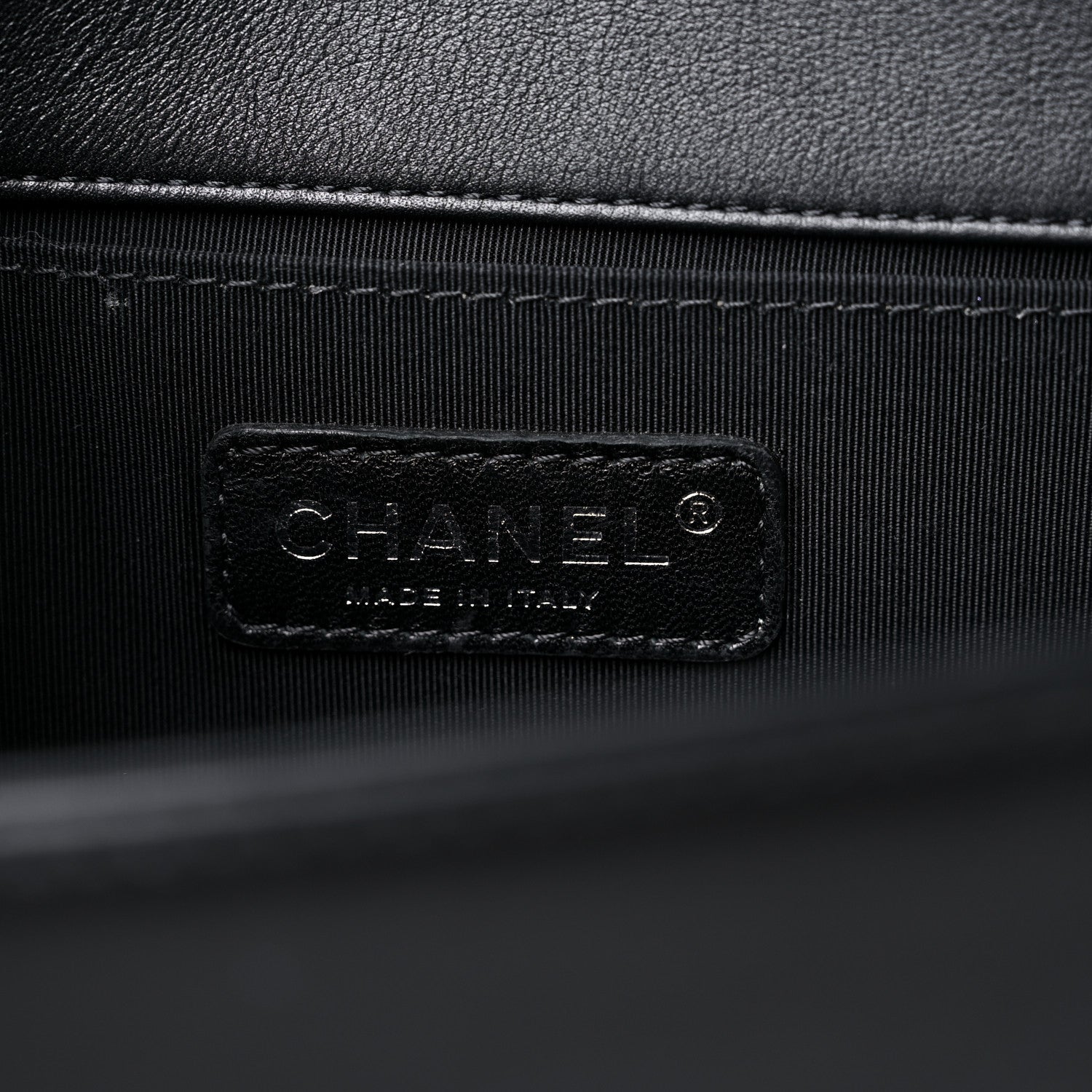 Chanel Calfskin Quilted Medium Boy Flap Black 6 of 10