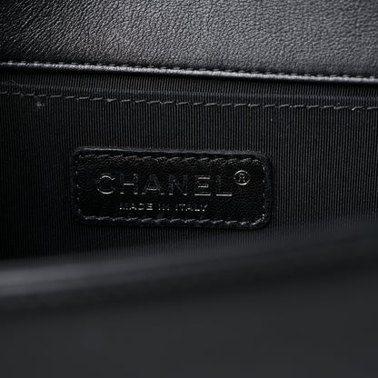 Chanel Calfskin Quilted Medium Boy Flap Black 6 of 10
