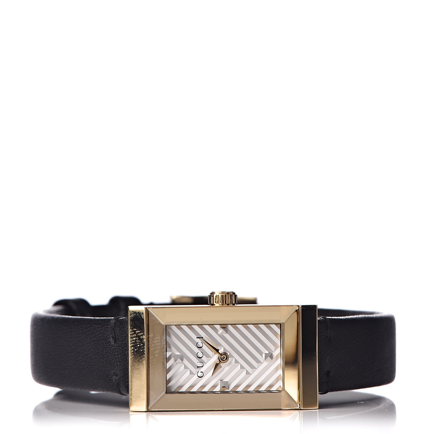 Gucci Stainless Steel Calfskin 14mm G-Frame Quartz Watch 3 of 10