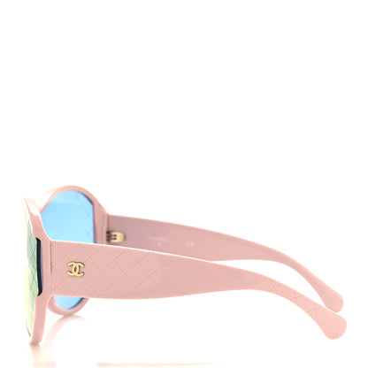 Chanel Acetate Shield Sunglasses 71476 Pink 3 of 7
