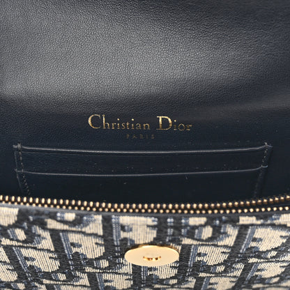 Christian Dior Oblique Saddle Belt Bag Blue 6 of 10