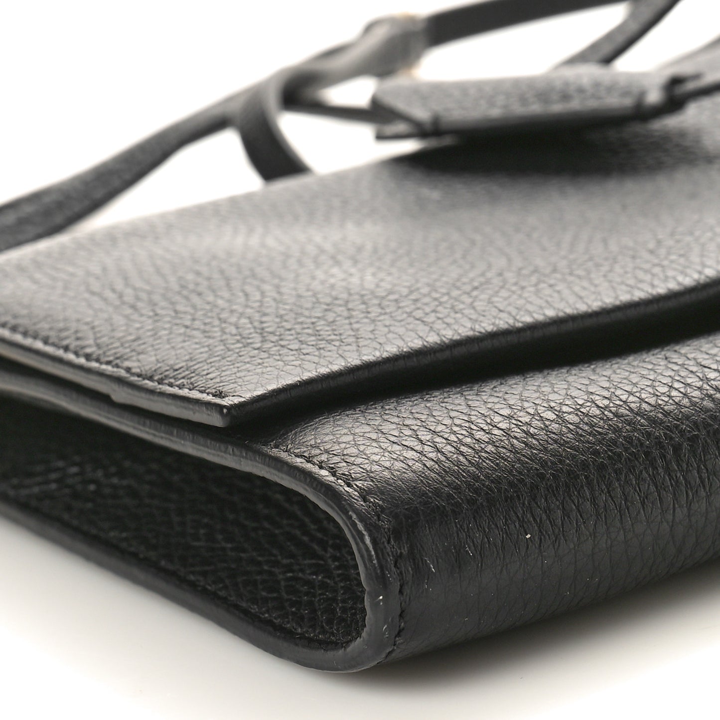 Pebbled Calfskin Alix Zip Crossbody Black