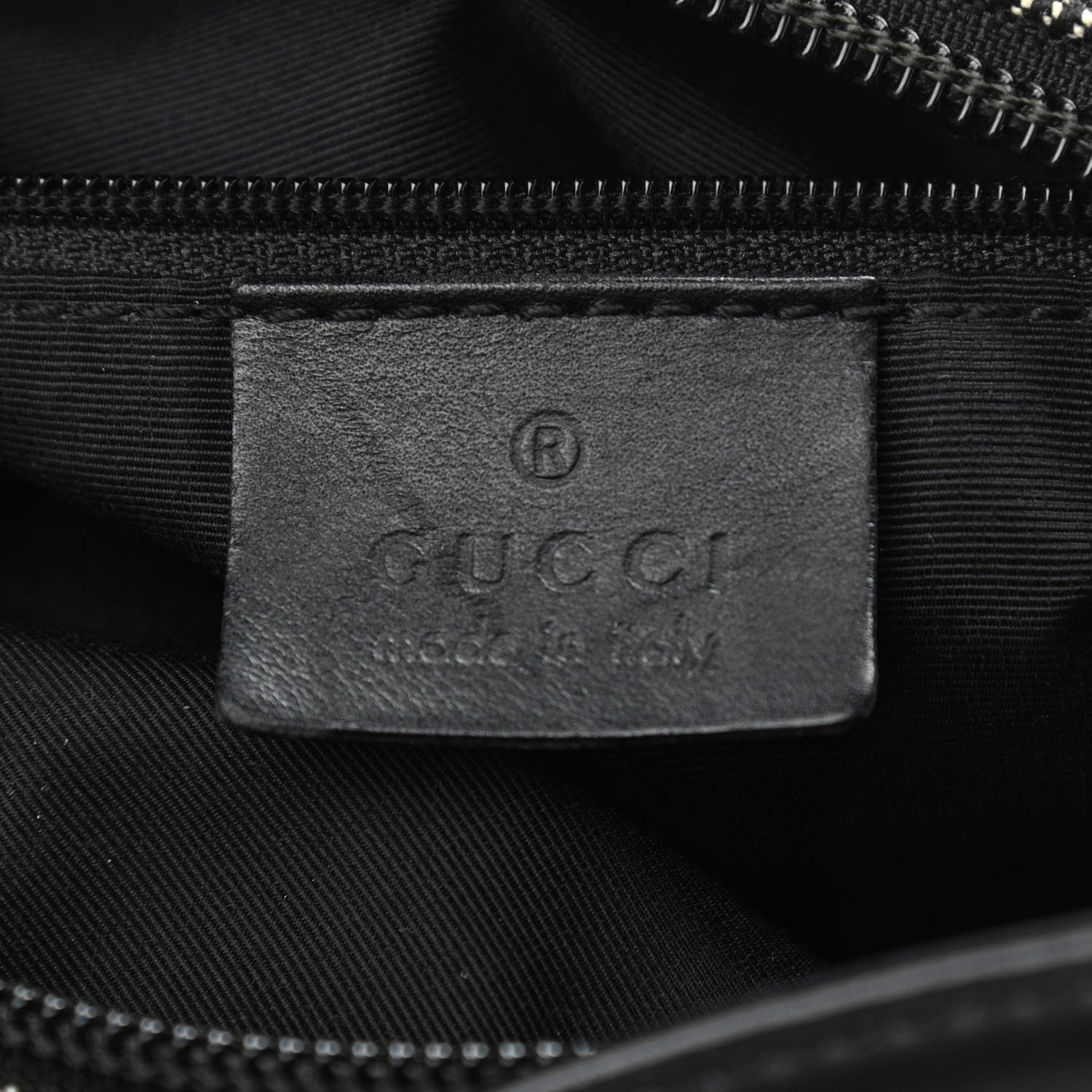 Gucci Denim Monogram GG Signature Shoulder Bag Black 6 of 11