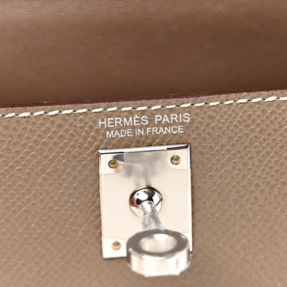 Hermes Epsom Mini Kelly Sellier 20 Etoupe 6 of 11