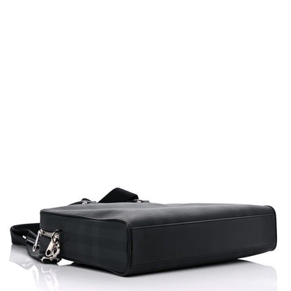 Burberry London Check Ainsworth Briefcase Dark Charcoal 4 of 8