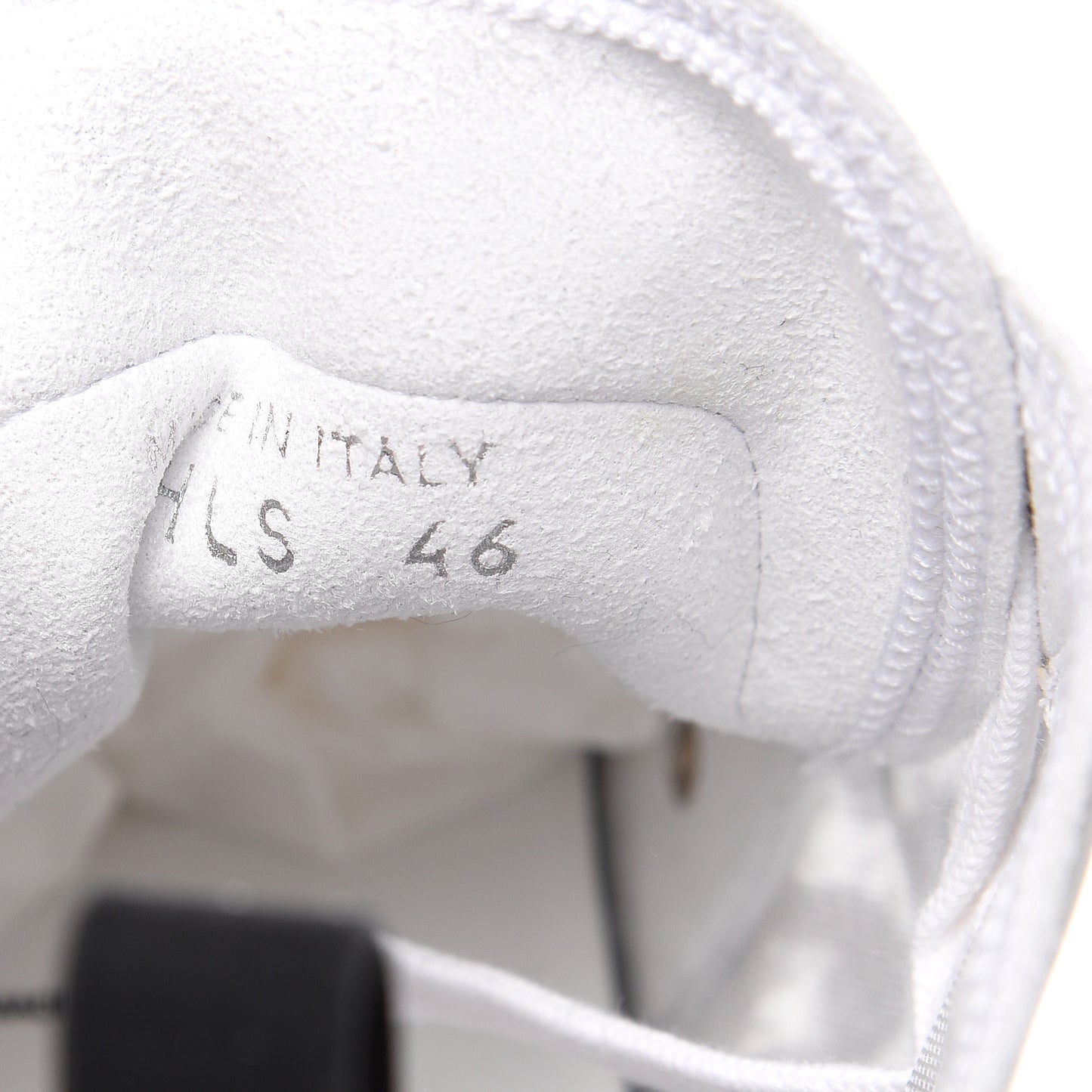 Canvas Leopard Print Mens B23 High Top Sneakers 46 White