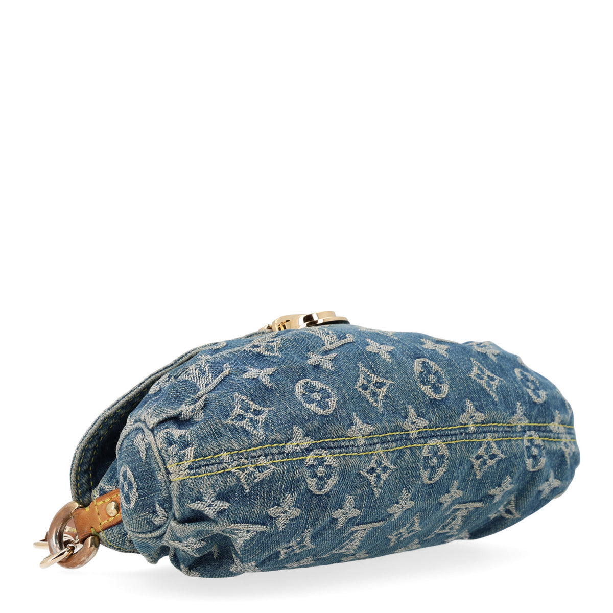 Louis Vuitton Monogram Denim Mini Pleaty Blue 4 of 9