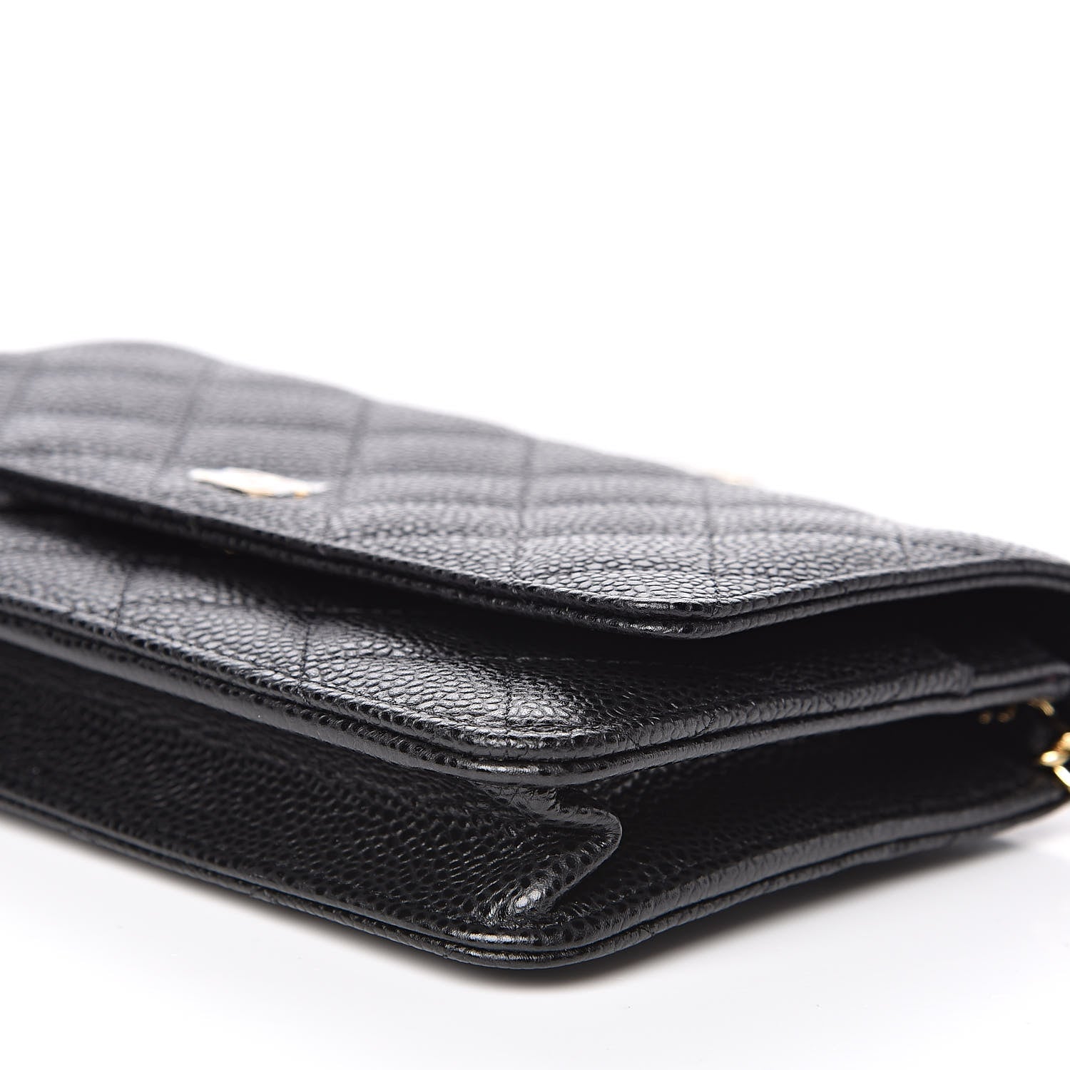 Chanel Caviar Quilted Wallet On Chain WOC Black 10 of 11