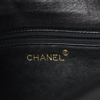 Chanel Lambskin Quilted CC Small Single Flap Black 6 of 13