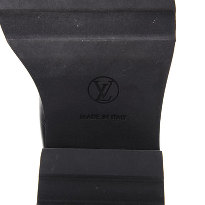 Louis Vuitton Calfskin Monogram Beaubourg Ankle Boots 38.5 Black 6 of 9