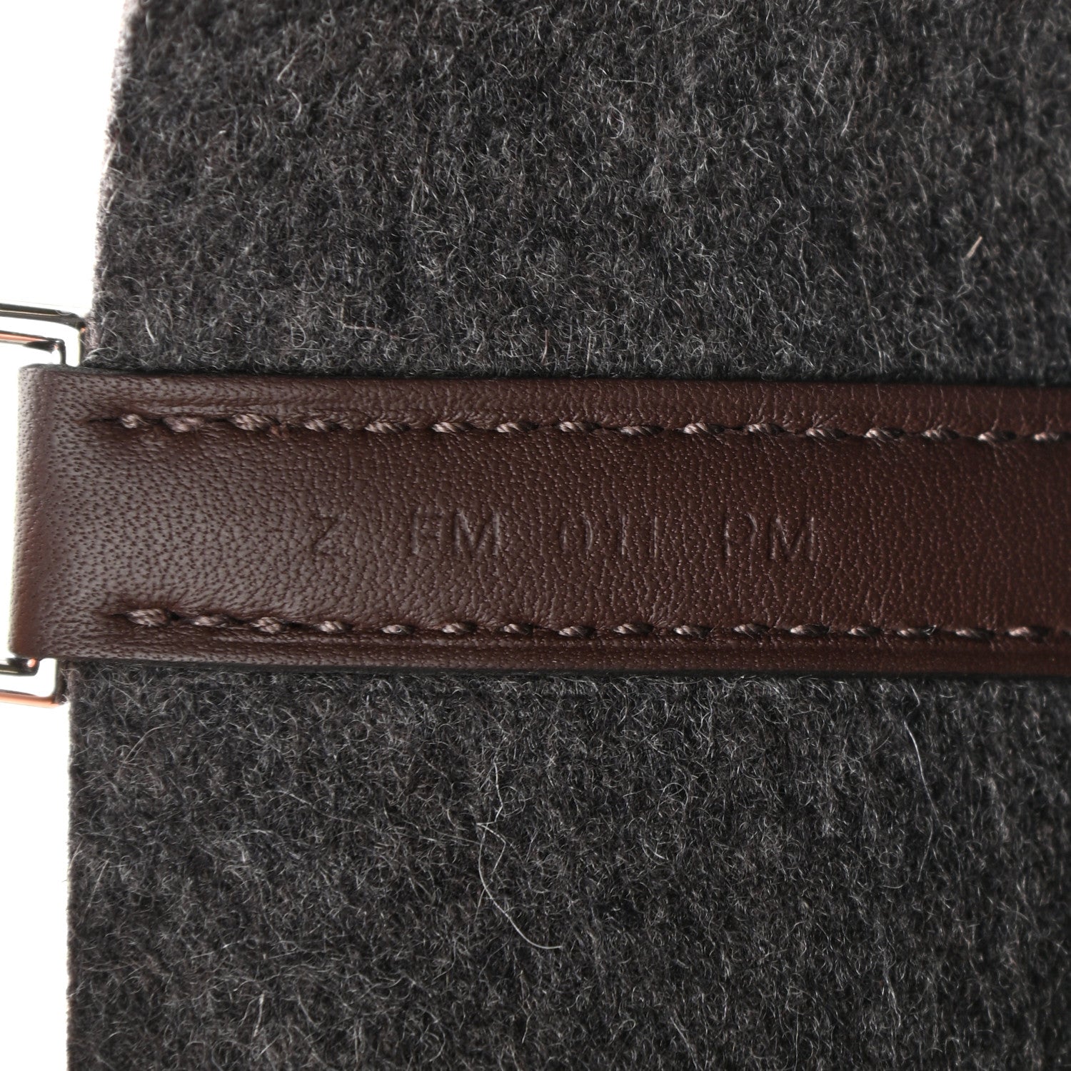 Hermes Feutre Swift Picotin Lock 18 PM Gris Moyen Havane 7 of 9