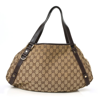 Gucci Monogram Medium Abbey Shoulder Bag Dark Brown 1 of 9