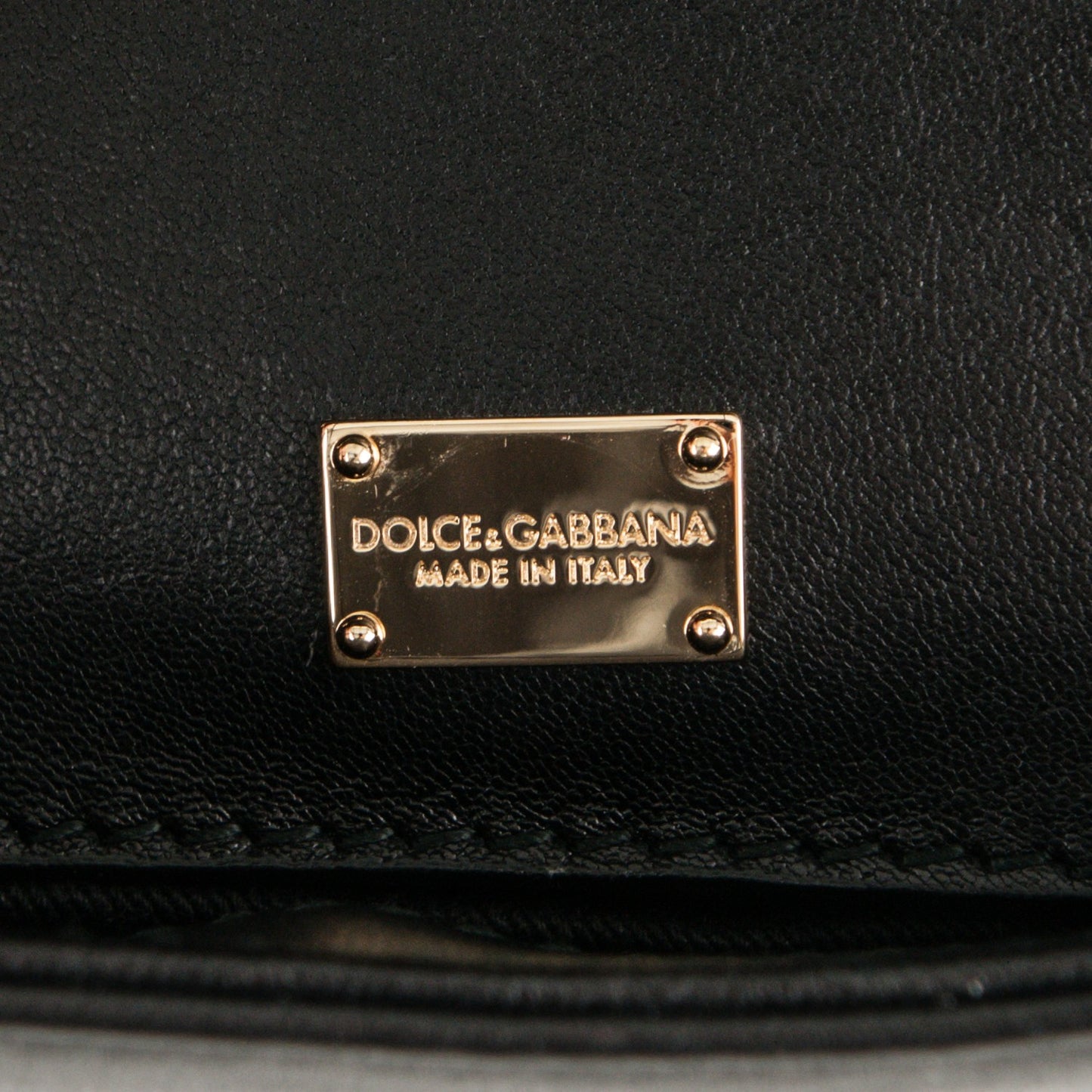 Calfskin Medium Embroidered Laser Cut Miss Sicily Satchel Black