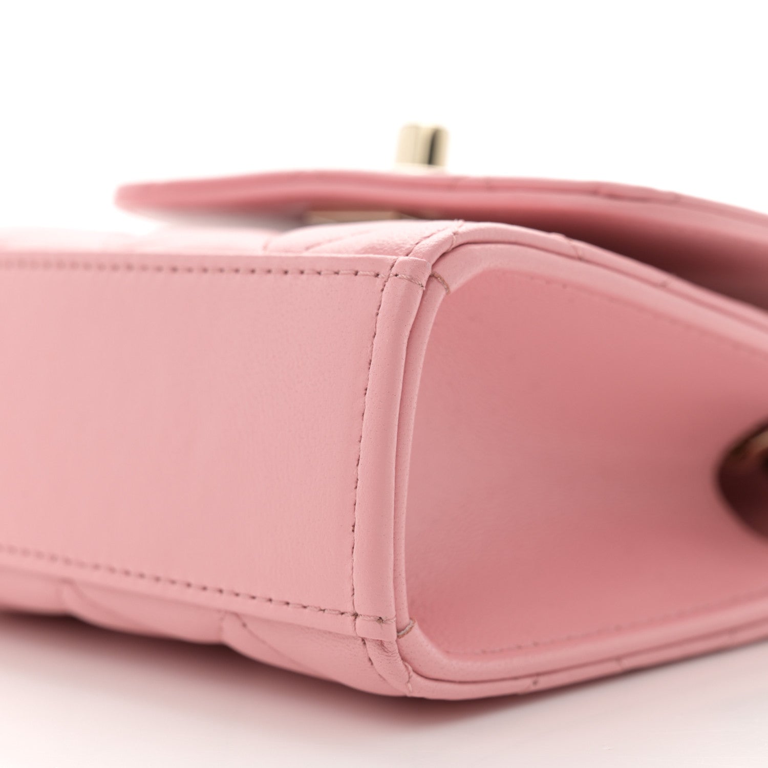 Chanel Lambskin Quilted Mini Trendy CC Clutch With Chain Pink 10 of 11