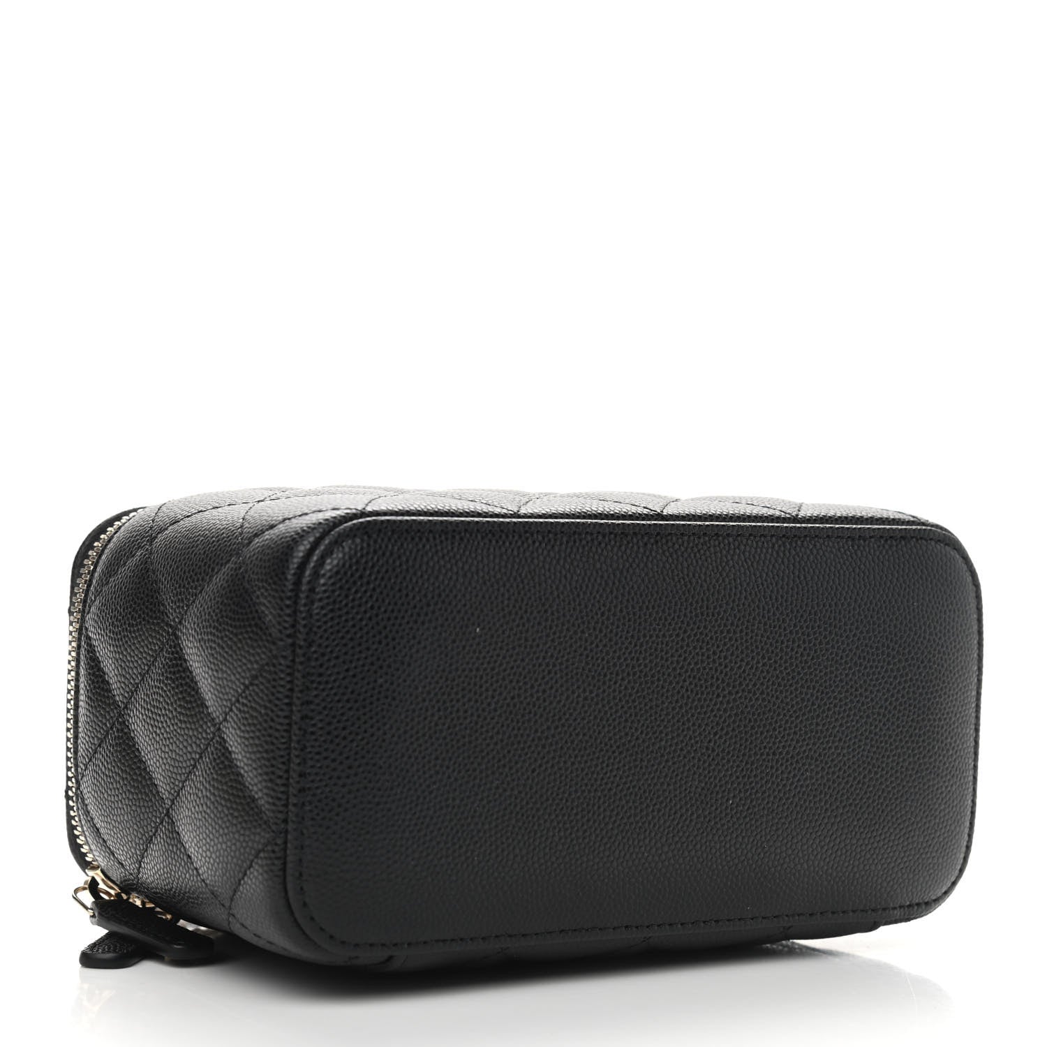 Chanel Caviar Quilted Small Vanity Case With Chain Black 4 of 9