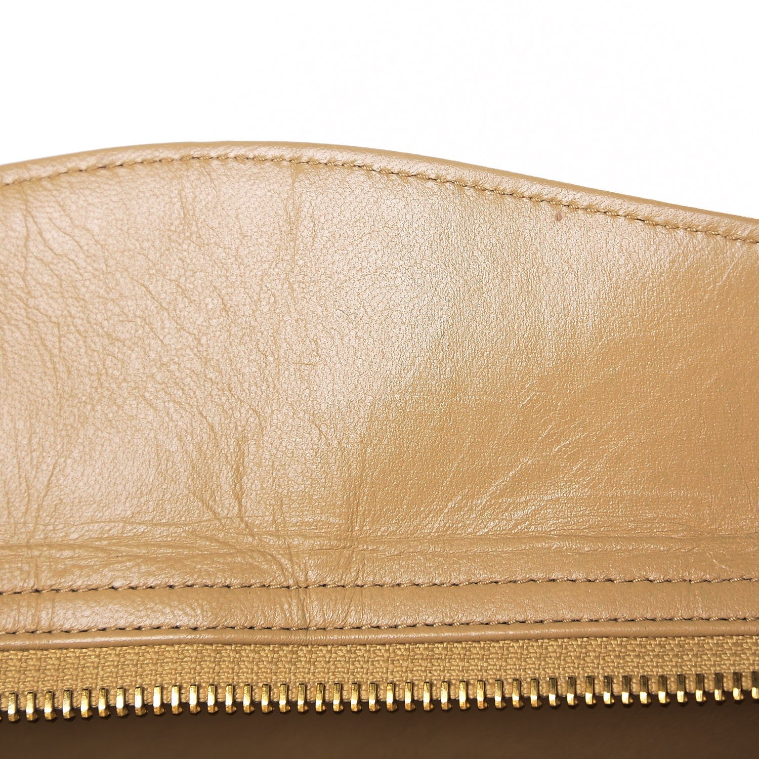 Chanel Lambskin Quilted Shoulder Bag Beige 11 of 18