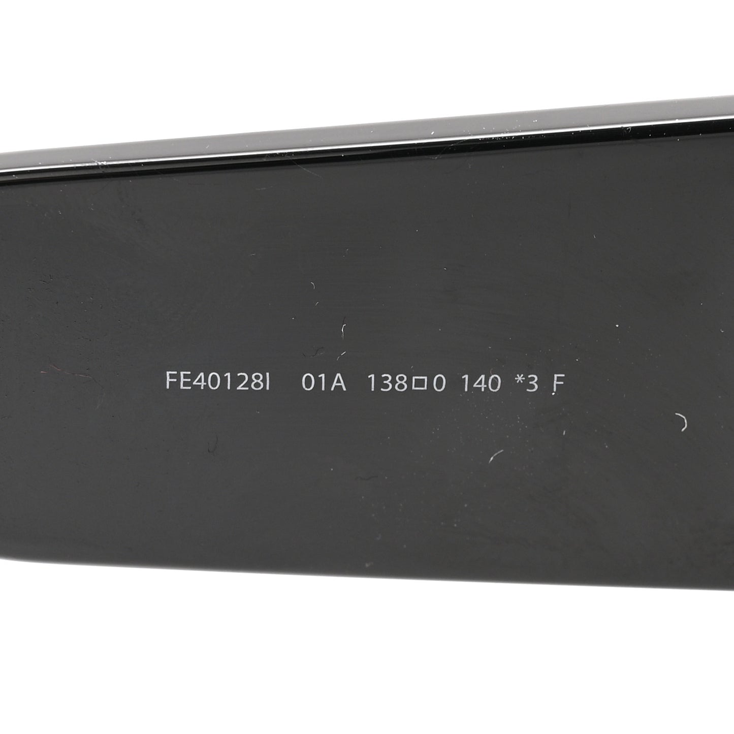 Acetate Lab Mask Sunglasses FE40128I Black