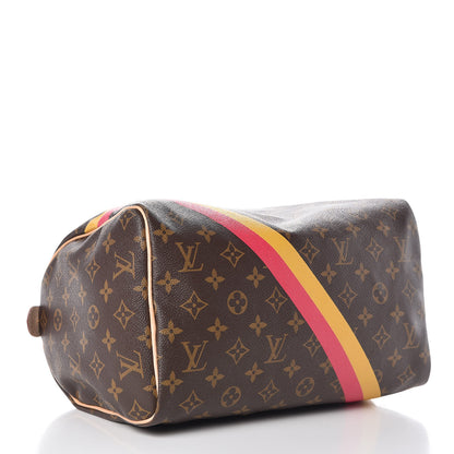 Louis Vuitton Monogram My LV Heritage Speedy 30 Fuchsia Yellow 4 of 17