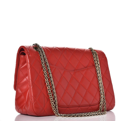 Chanel Lambskin Quilted 2.55 Reissue 227 Flap Red 4 of 8
