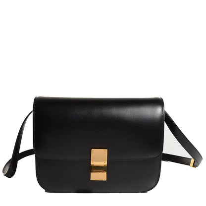 Celine Box Calfskin Medium Classic Box Flap Bag Black 1 of 10