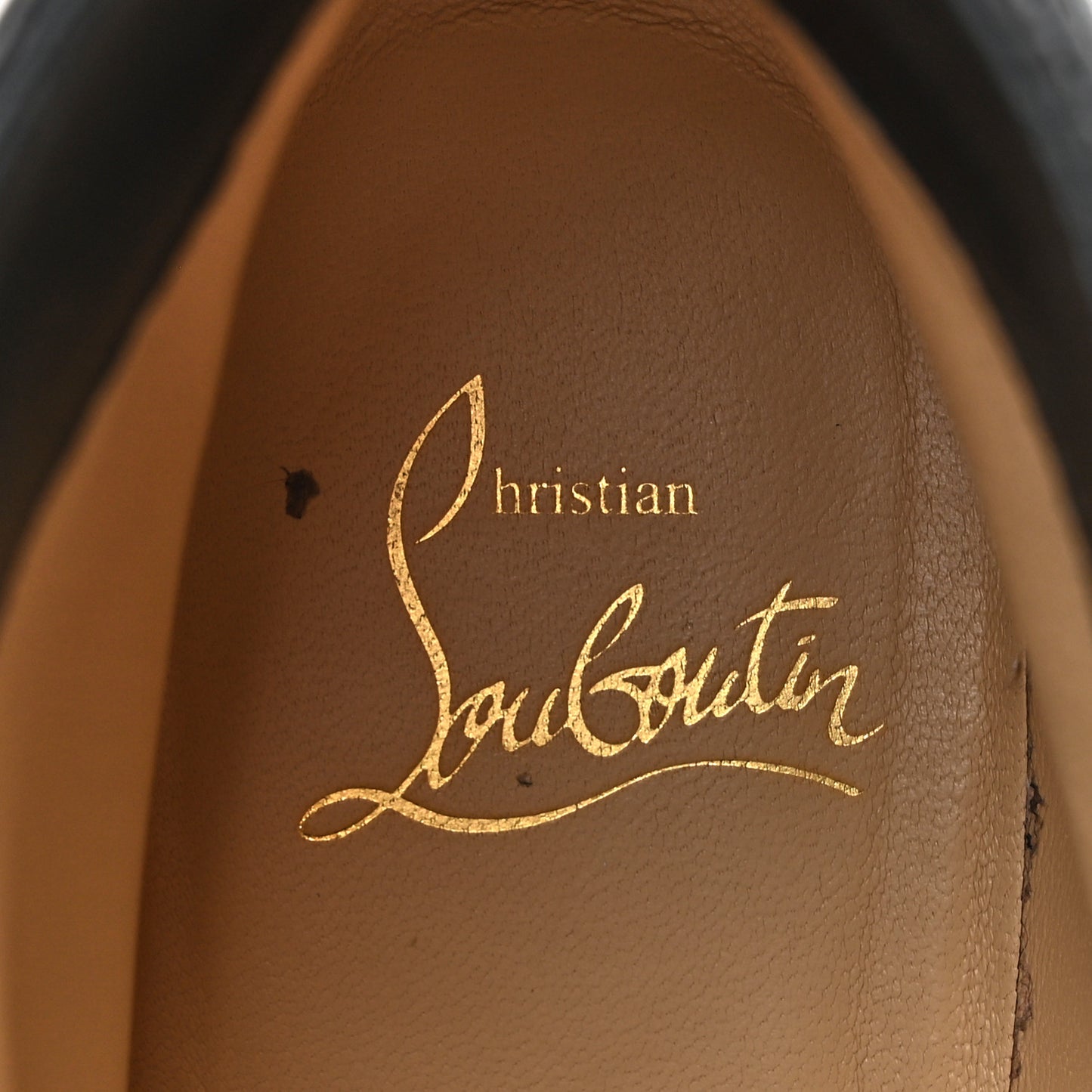 Grained Calfskin Pole Sweed Flat Boot 35.5 Black