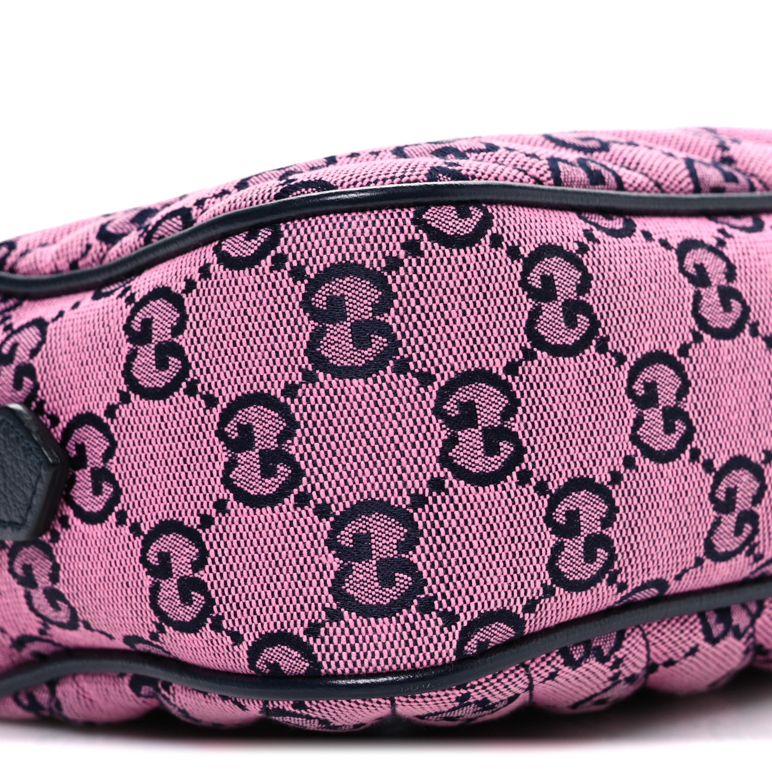 Gucci Monogram Multicolor Matelasse Diagonal Small GG Marmont Chain Shoulder Bag Pink Blue 9 of 10