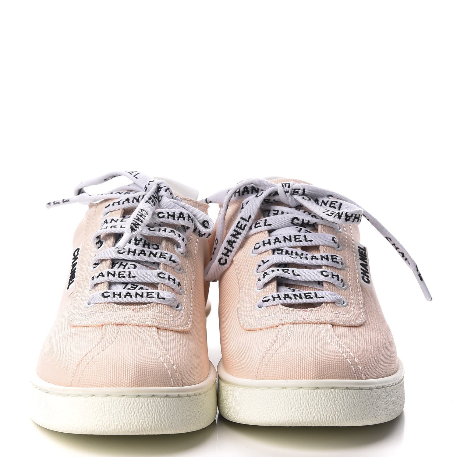 Chanel Canvas Womens Sneakers 36.5 Light Pink 3 of 8
