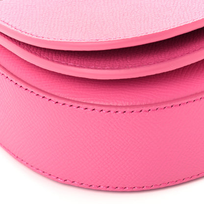 Balenciaga Signature Grained Calfskin Logo Print Ville Day Bag XS Rose Bubblegum Black 9 of 11
