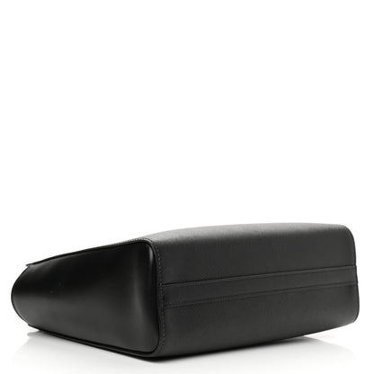 Prada Saffiano Soft Calfskin Small Zippered Tote Black 3 of 7